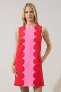 Sugarlips Elliana Block Mini Dress