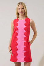 Sugarlips Elliana Block Mini Dress