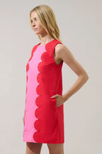 Sugarlips Elliana Block Mini Dress