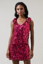 Sugarlips Cressida Sequn Sleeveless Top