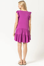 Lilla P Tiered Peplum Tank Dress