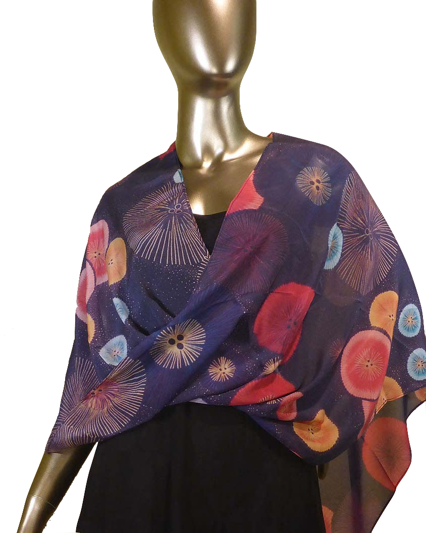 Cocoon House Frida Silk Infinity Poncho