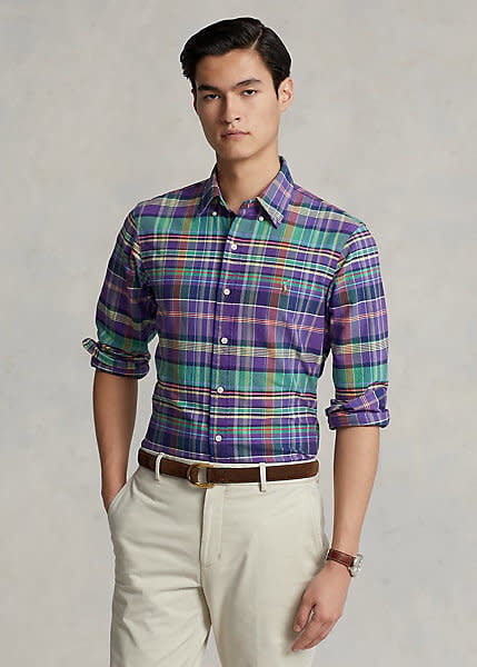Plaid Oxford Shirt