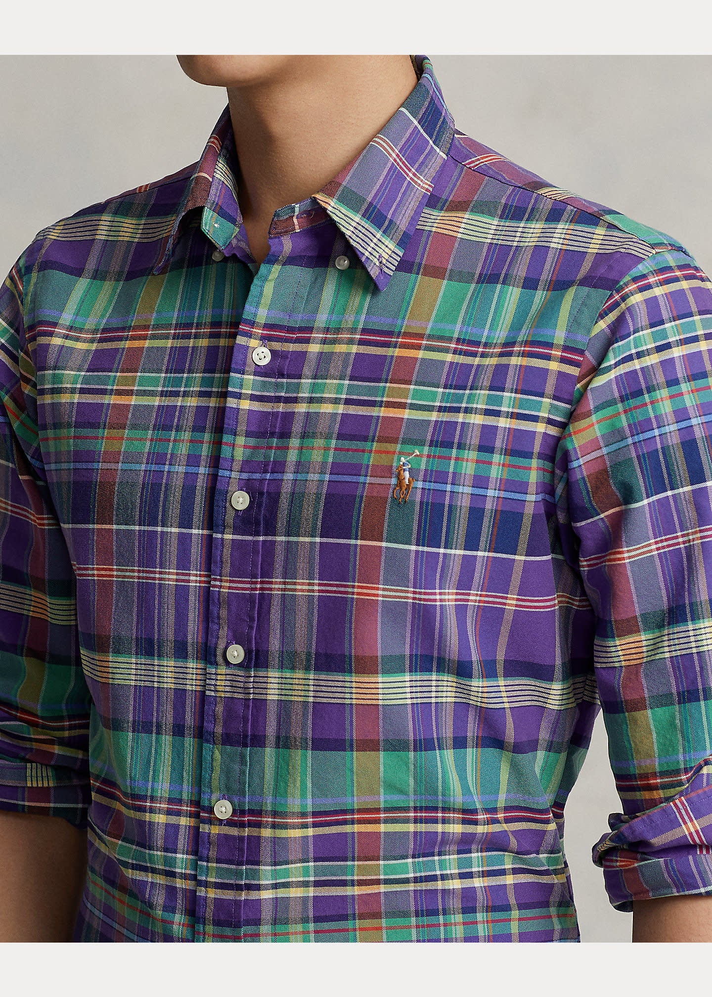 Plaid Oxford Shirt
