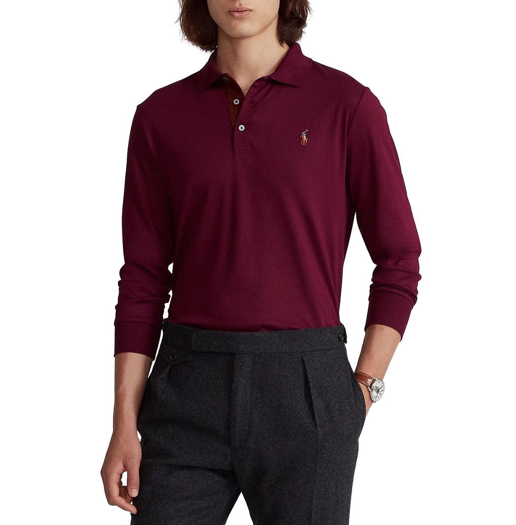 Pima Soft Touch Long Sleeve Polo Shirt