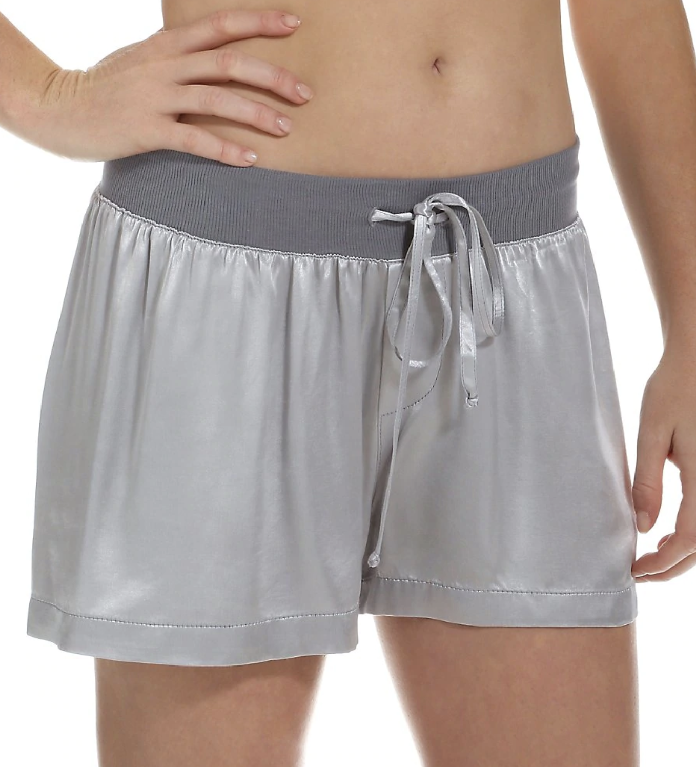 PJ Harlow Mikel Drawstring Satin Boxer Short