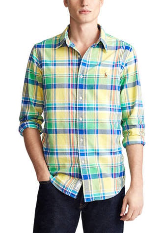 Polo Ralph Lauren Plaid/Tattersall Oxford Classic Fit Shirt