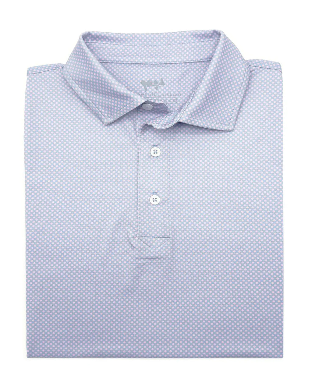Coastal Cotton Print Performance Polo