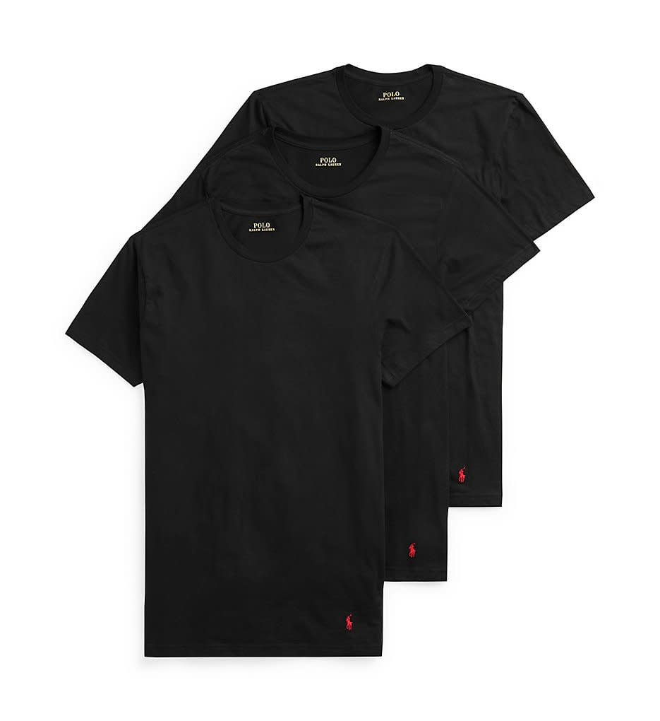 Polo Ralph Lauren 3 Pack Big & Tall Man Classic Fit Cotton Crew T-Shirts