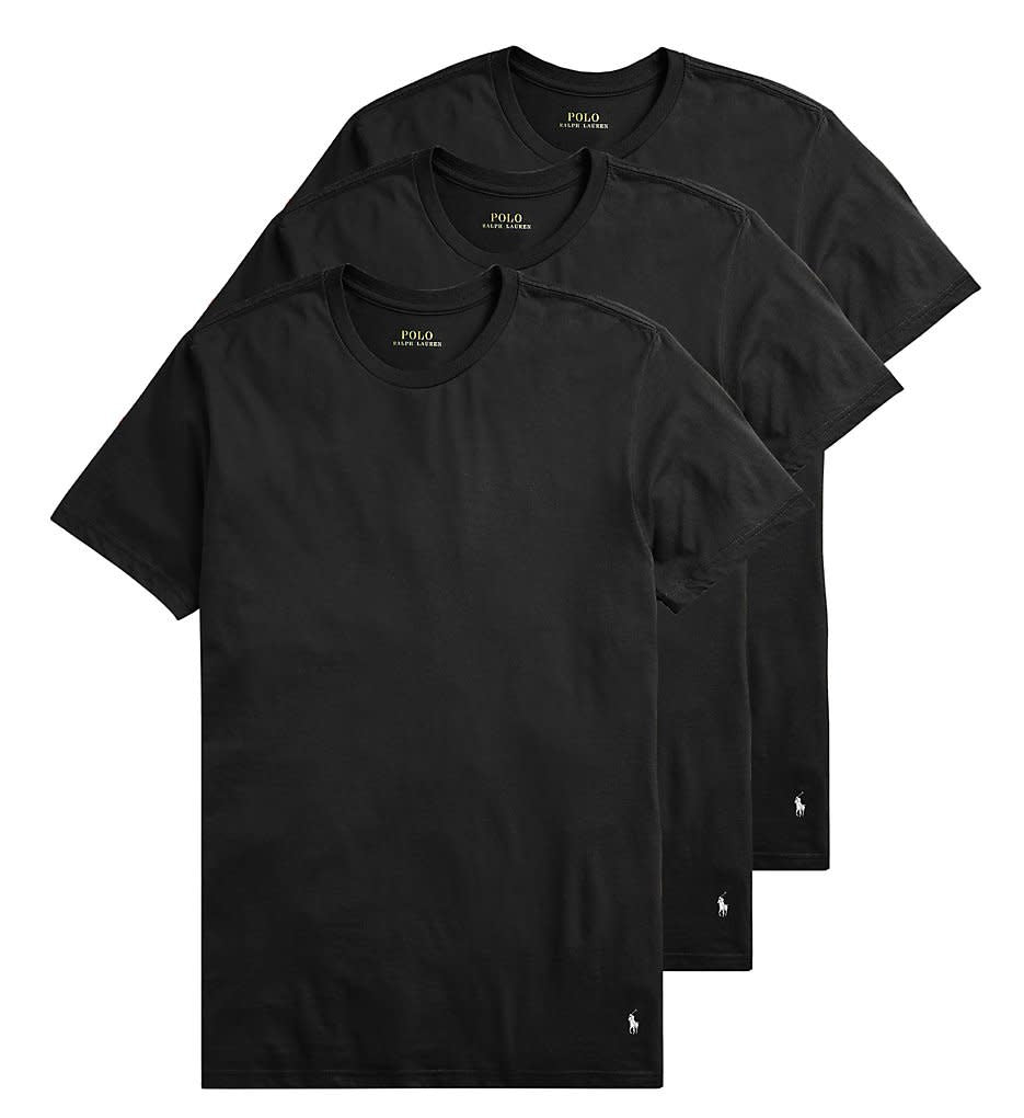 Polo 3 Pack Big & Tall Man Stretch Classic Fit Crew T-Shirts