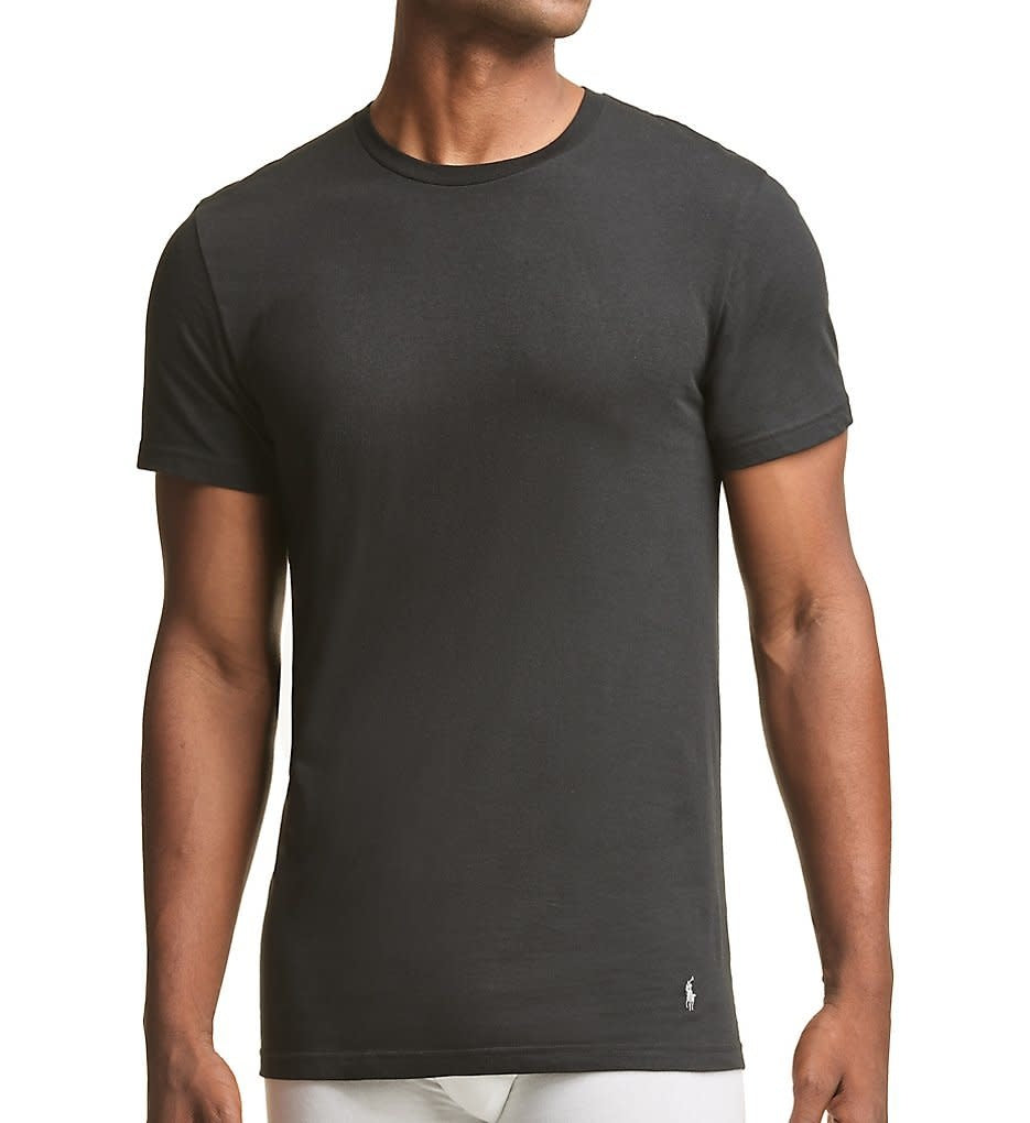 Polo 3 Pack Big & Tall Man Stretch Classic Fit Crew T-Shirts