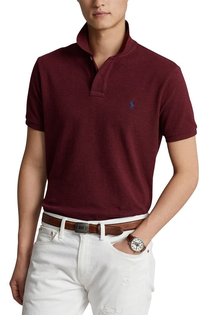 PRL Short-Sleeve Mesh Polo Solid Classic Fit