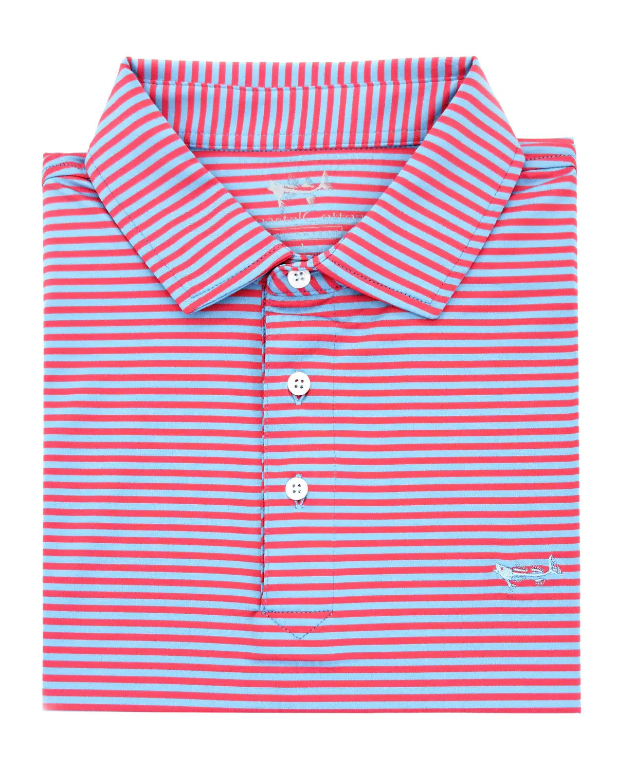 Coastal Cotton Yarn Dyed Performance Polo