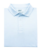 Coastal Cotton Print Performance Polo