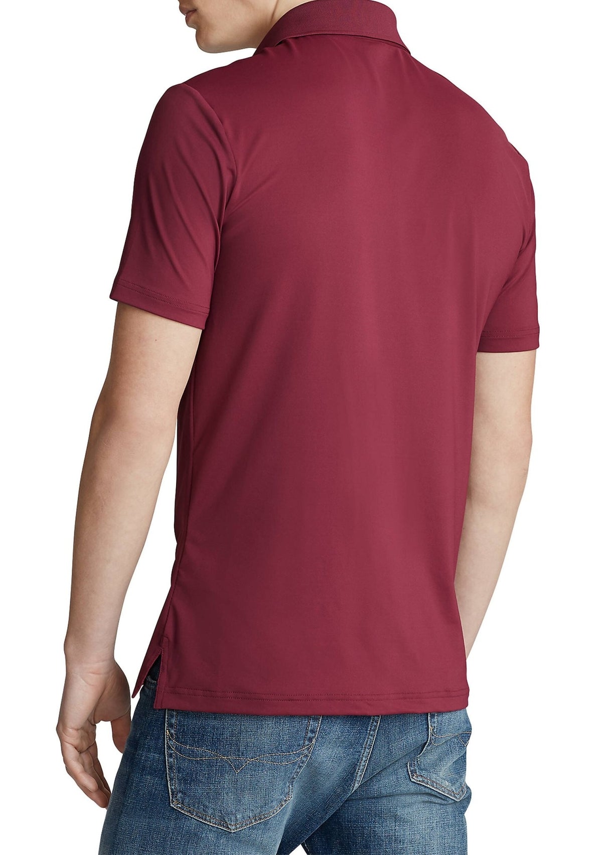 Polo Classic Fit Jersey Performance Polo Knit Shirt