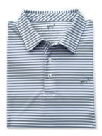 Coastal Cotton Stripe Performance Polo