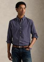 PRL Long-Sleeve Performance Oxford Sport Shirt - Plaid