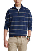 PRL Luxury Jersey Stripe Half-Zip Pullover Sweater
