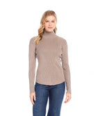 Karen Kane Ribbed Turtleneck Sweater