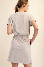Rae Mode Mineral Washed Cotton Mini Dress