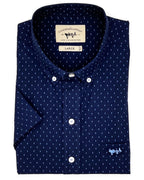 Coastal Cotton Short Sleeve Print Performance Sports Shirt