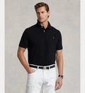 Polo Ralph Lauren Black Classic Fit Mesh Polo