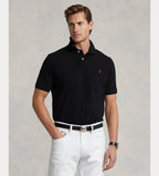 Polo Ralph Lauren Black Classic Fit Mesh Polo