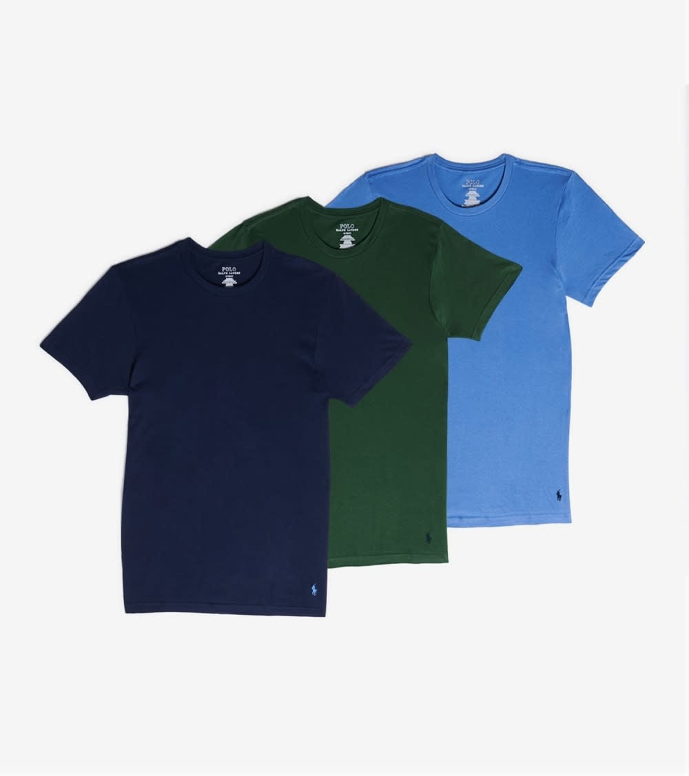 Polo Ralph Lauren 3pk Multi Crew T-Shirts