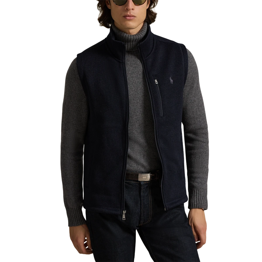 Recycled Sweater Fleece Full-Zip Vest