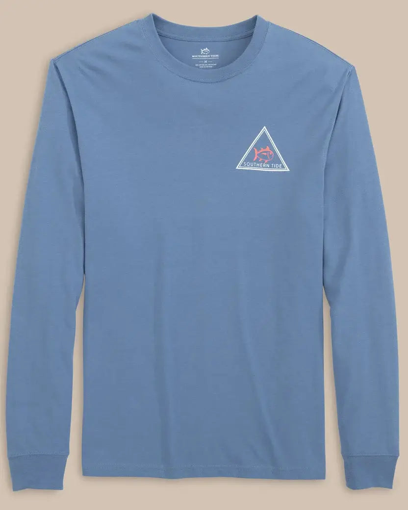 Southern Tide Retrowave Channel Markers Long Sleeve T-Shirt