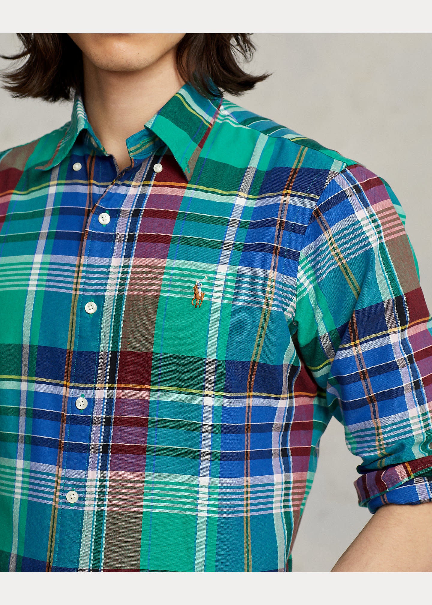 Plaid Oxford Shirt
