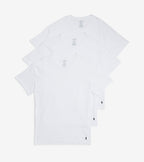 Polo  Slim Fit Cotton Solid Classic Crew T-shirts - 3 Pack