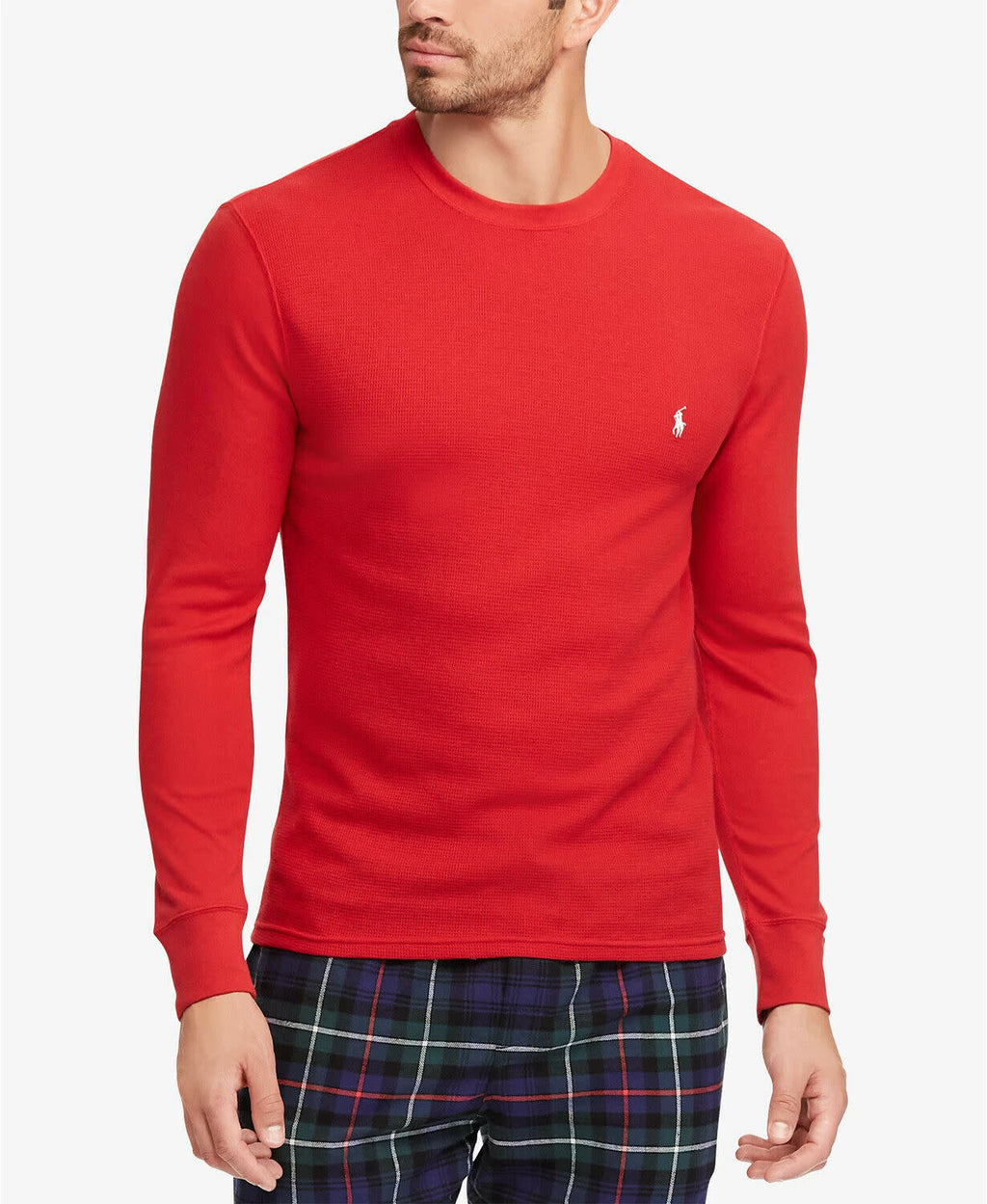 Polo Ralph Lauren Waffle-Knit Long Sleeve Crew Shirt