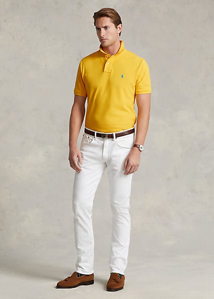 PRL Mesh Cotton Knit Polo Classic