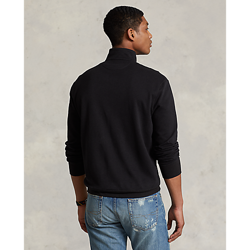 PRL Double Knit Jersey Half-Zip Pullover