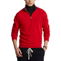 PRL Double Knit Jersey Half-Zip Pullover