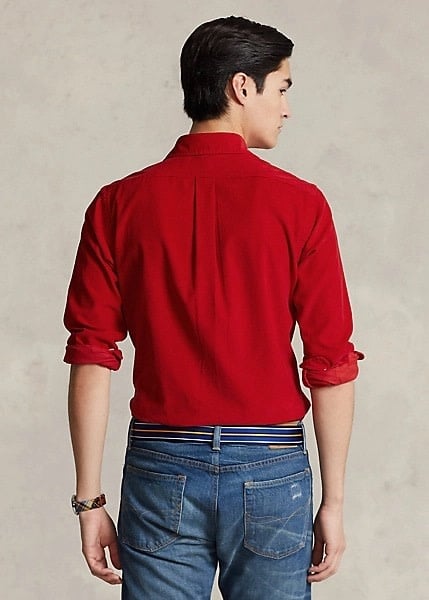 PRL Long Sleeve Corduroy Sport Shirt