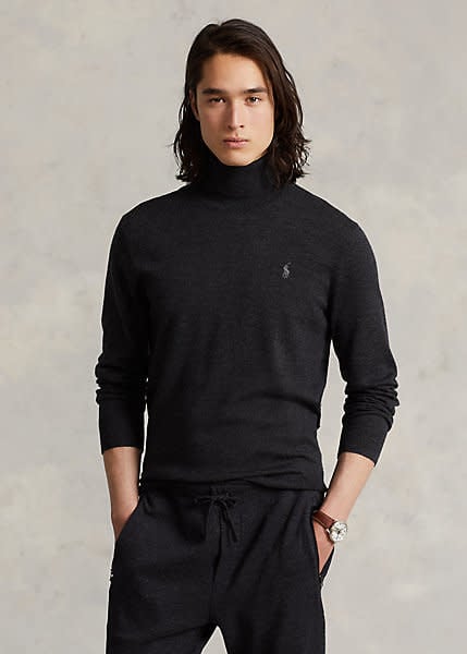 Polo Ralph Lauren Washable Merino Wool Turtleneck Sweater