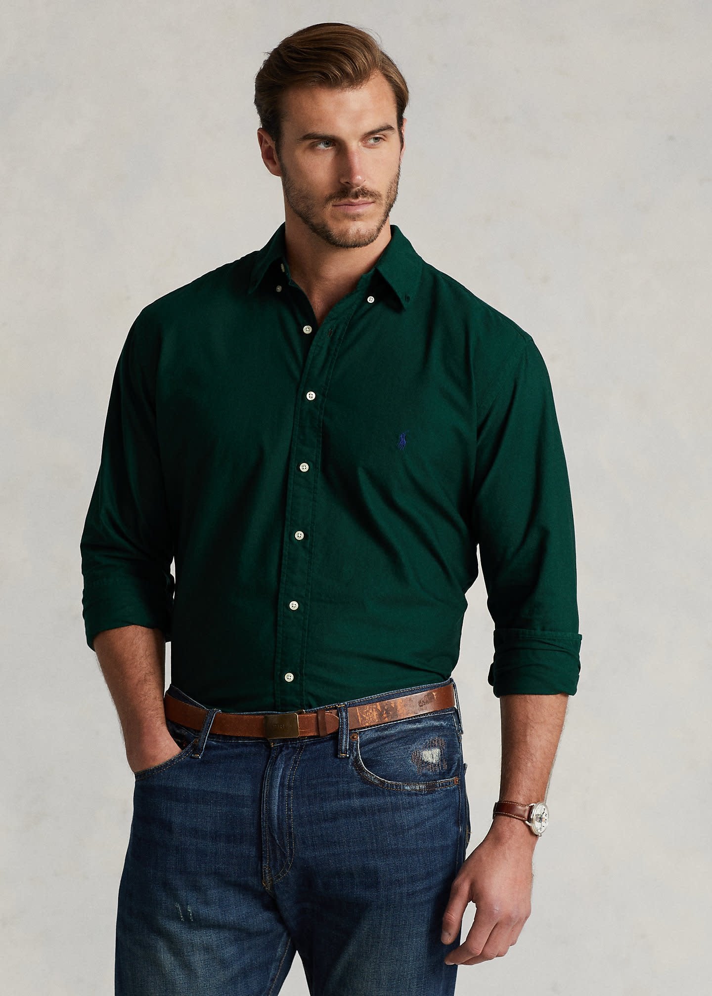 PRL Big & Tall 40/1 GD Oxford Shirt
