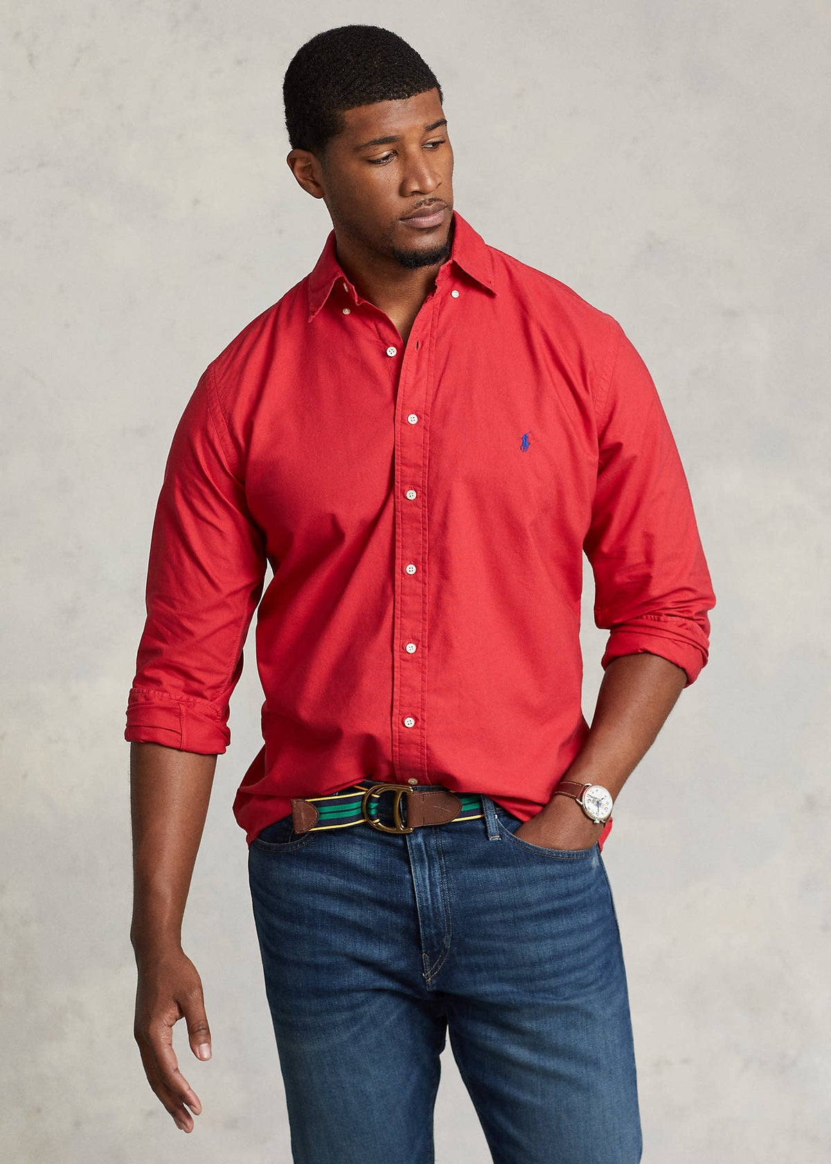PRL Big & Tall 40/1 GD Oxford Shirt