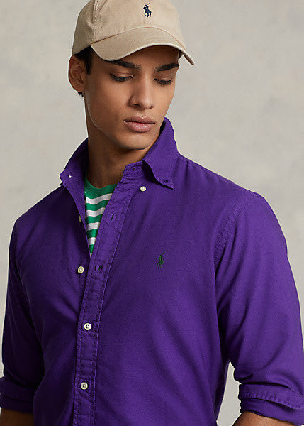PRL Garment-Dyed Oxford Shirt