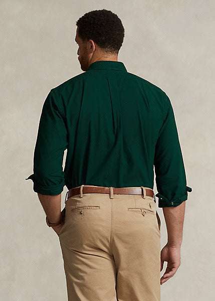 PRL Long-Sleeve Garment-Dyed Oxford Sport Shirt