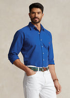 PRL Long-Sleeve Garment-Dyed Oxford Sport Shirt