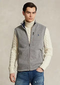 PRL Sweater Fleece Full-Zip Vest with Zipper Chest Pocket