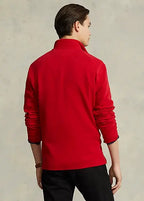 PRL Long-Sleeve Estate Rib 1/2 Zip Pullover W/ Contrast Interior Collar