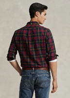 PRL Long-Sleeve Classic Oxford Sport Shirt - Plaid