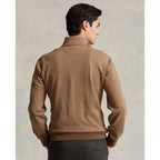 PRL Double Knit Jersey 1/2 Zip Stripe Pullover