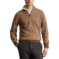 PRL Double Knit Jersey 1/2 Zip Stripe Pullover