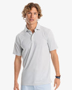 Southern Tide Sawgrass Brrr-eeze Mini-Stripe Performance Polo