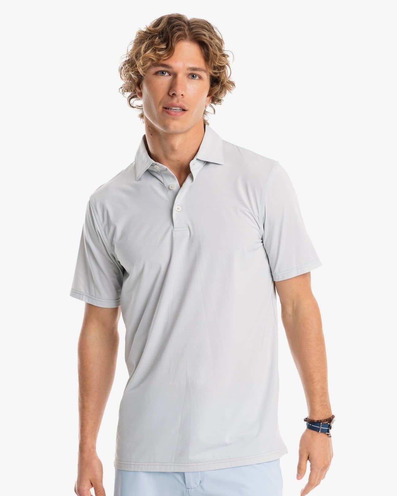 Southern Tide Sawgrass Brrr-eeze Mini-Stripe Performance Polo
